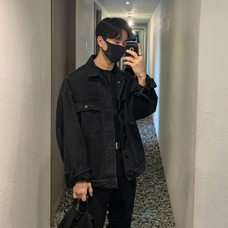 Men's Versatile Lapel Work Jacket