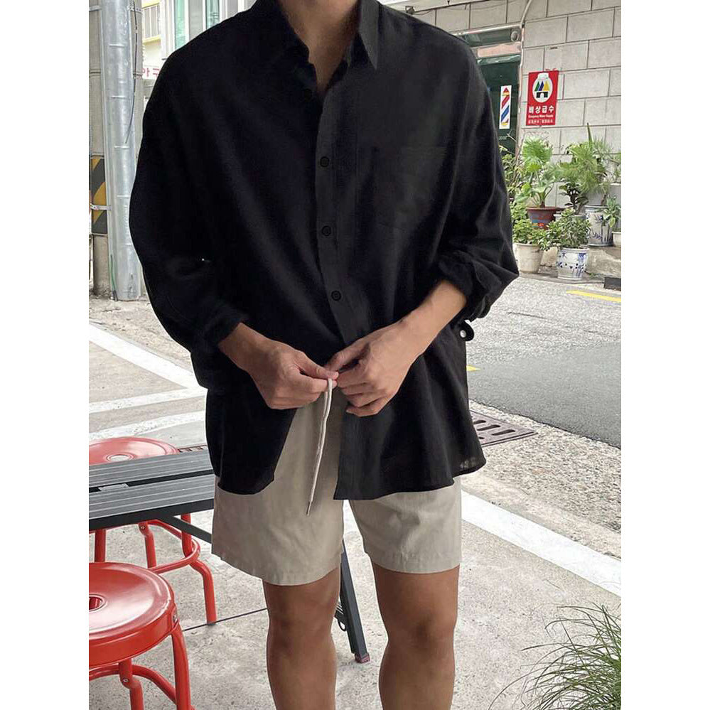 Korean Style Breathable Long Sleeves Shirt
