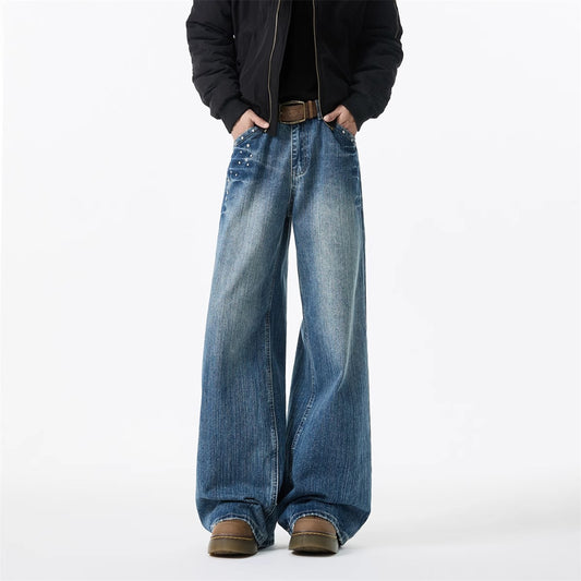 American Rivet Washed Lightning Jeans