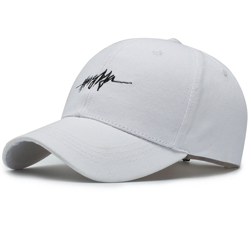 Korean Style Embroidered Letter Baseball Cap