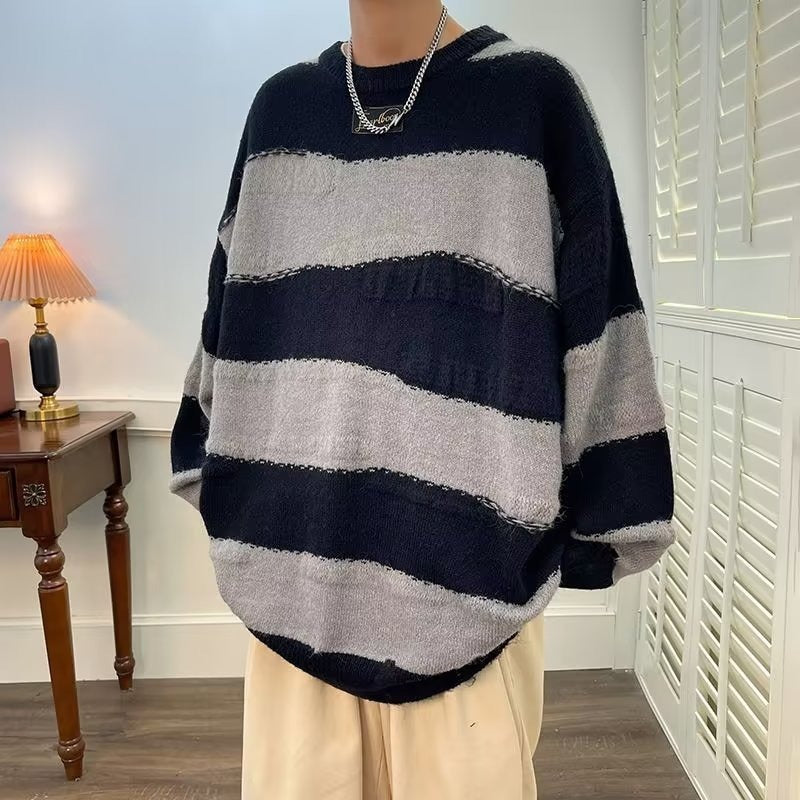 Simple All-match Round Neck Pullover Sweater