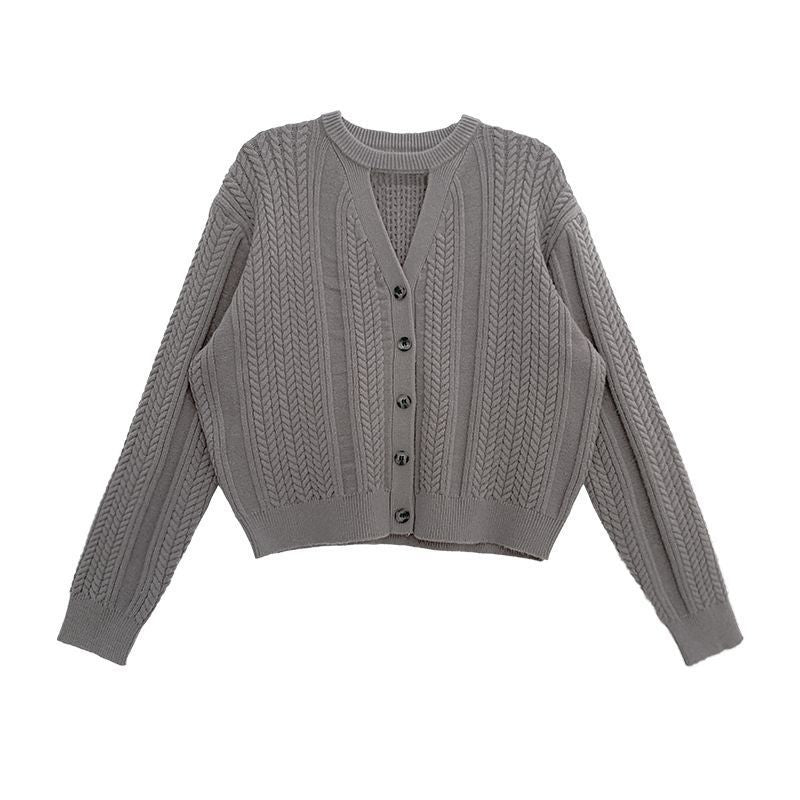 Women's New Knitted Top Design Sense Sweater
