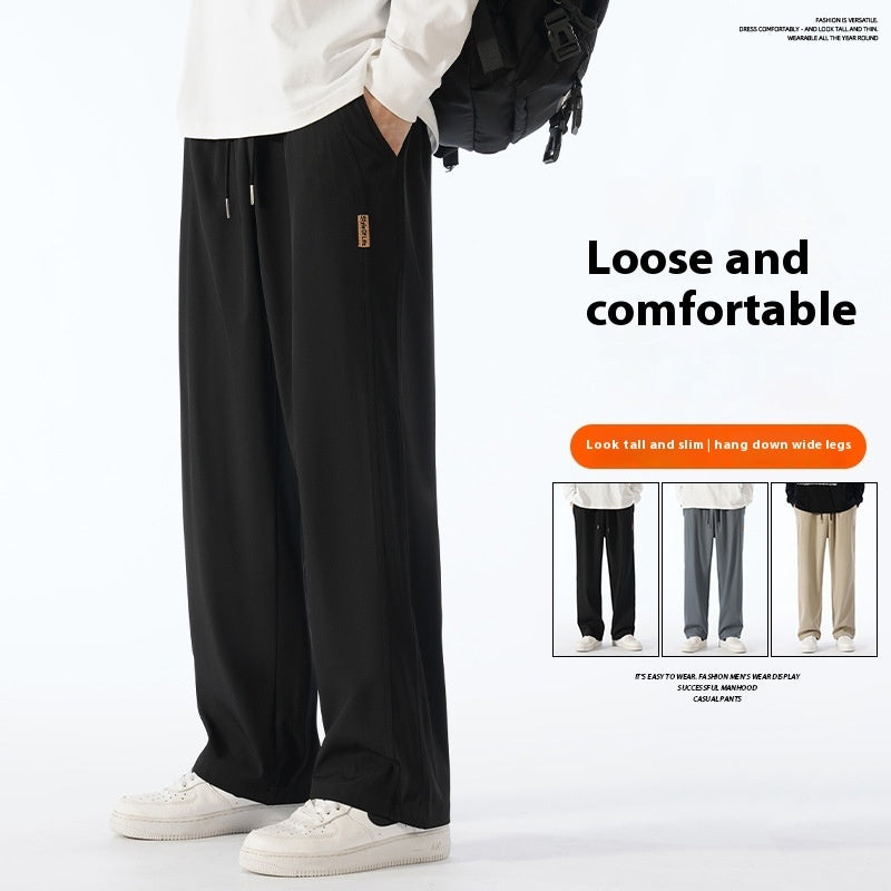Casual Straight-leg Loose Wide Leg Men's Pants