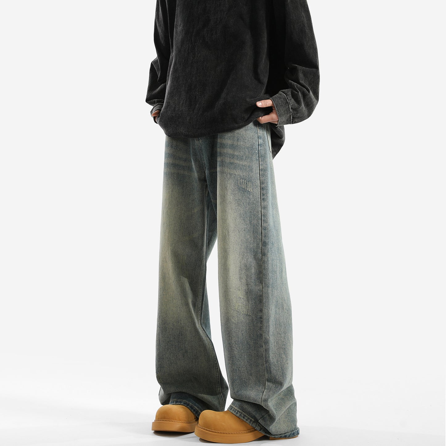 Retro Loose Pants For Men Spring And Autumn