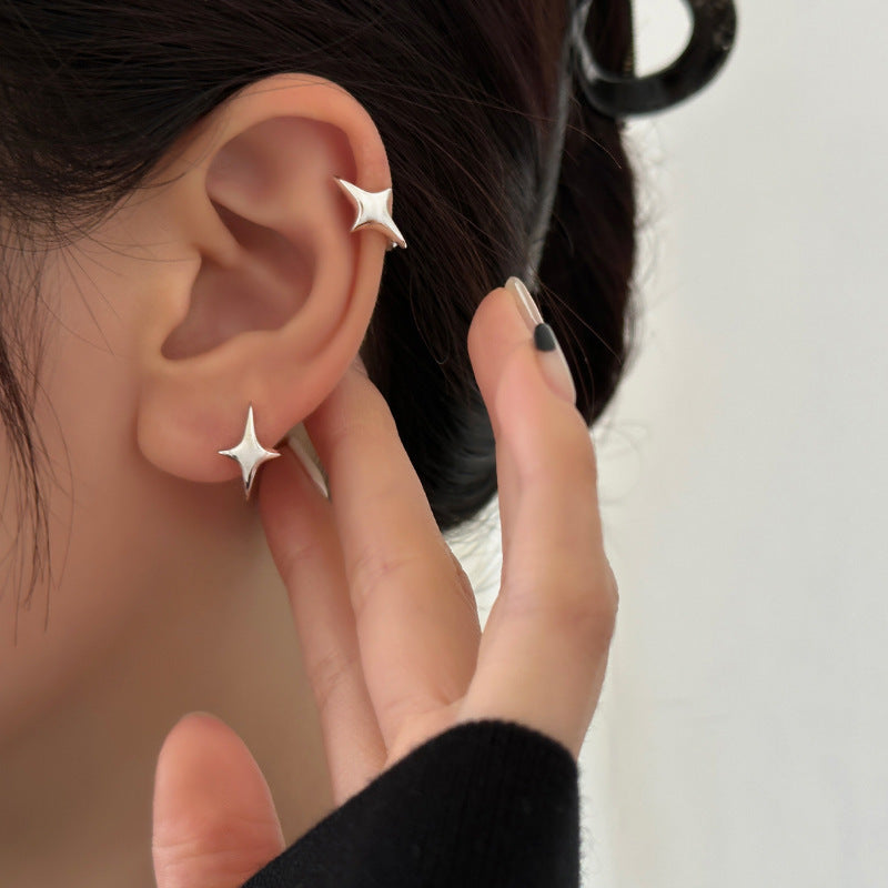 Trendy Earrings Women's Personalized Ear Studs Men