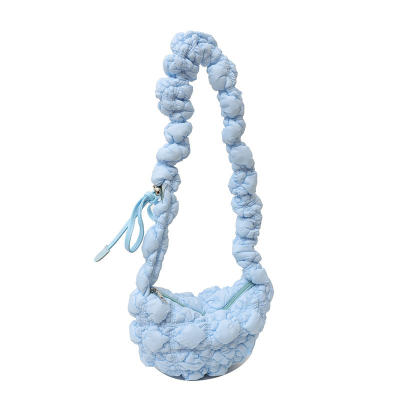 Shoulder Bag Cloud Qin Light Bubble Fold