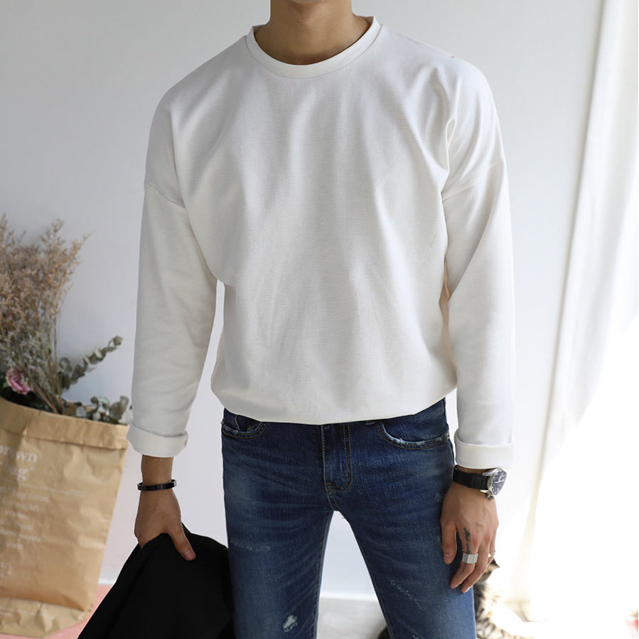 Casual Tide Brand Long-Sleeved Pullover Bottoming Shirt All-Match