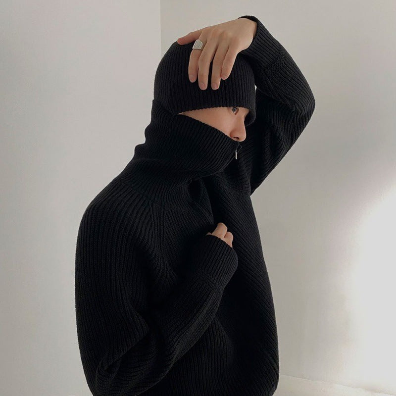 Men's Fashion Solid Color Retro Fashion Warm Woolen Hat