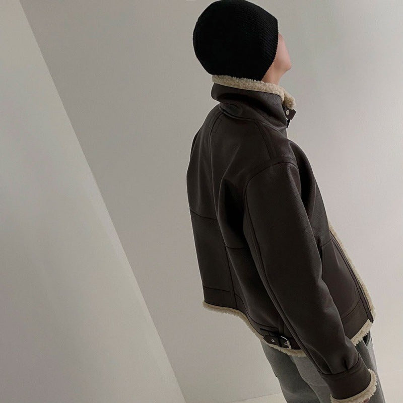 Men's Fashion Solid Color Retro Fashion Warm Woolen Hat