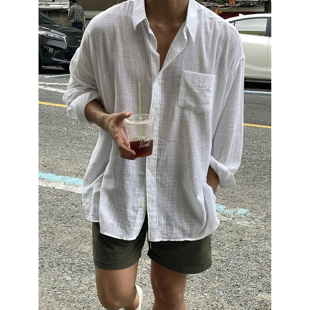 Korean Style Breathable Long Sleeves Shirt