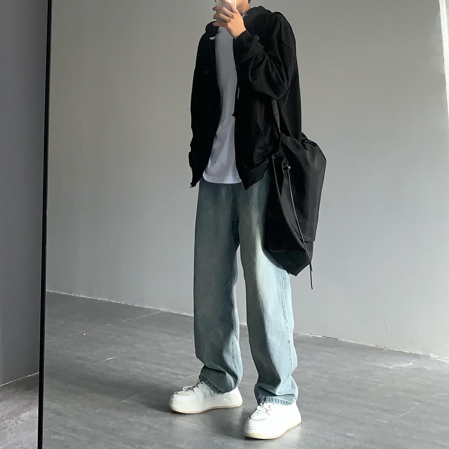 Wide-leg Jeans Men And Women