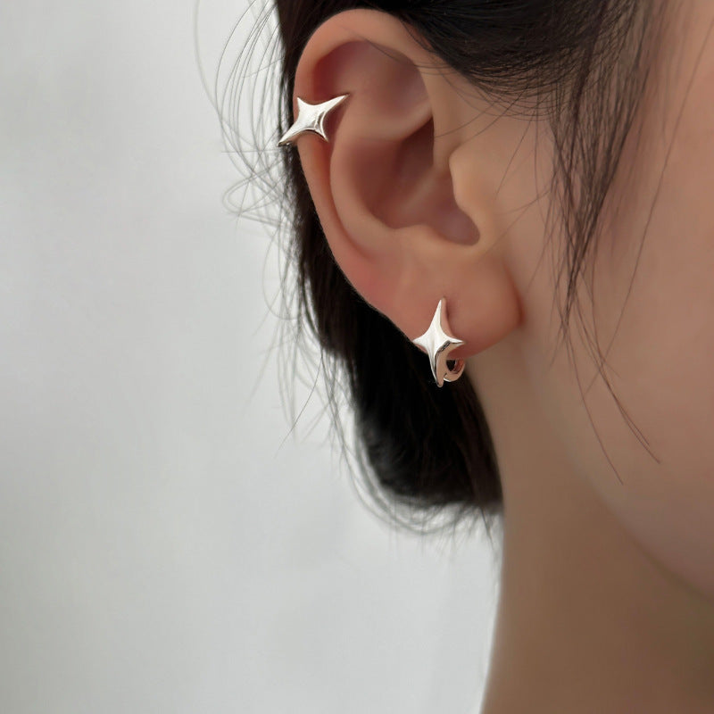 Trendy Earrings Women's Personalized Ear Studs Men