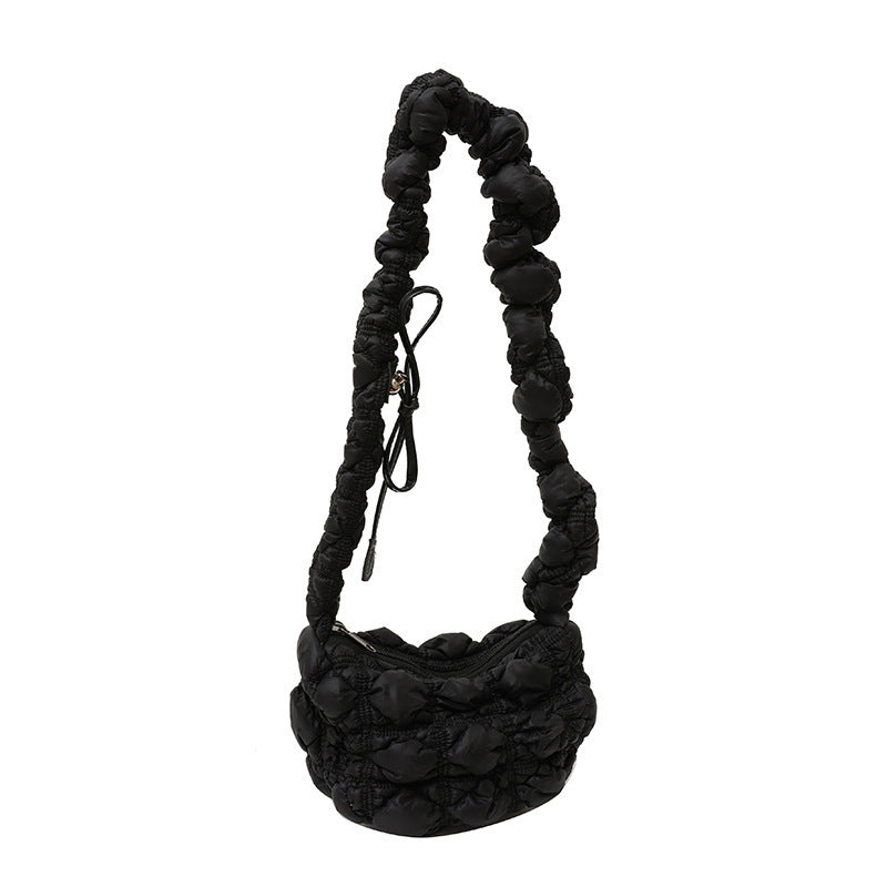 Shoulder Bag Cloud Qin Light Bubble Fold