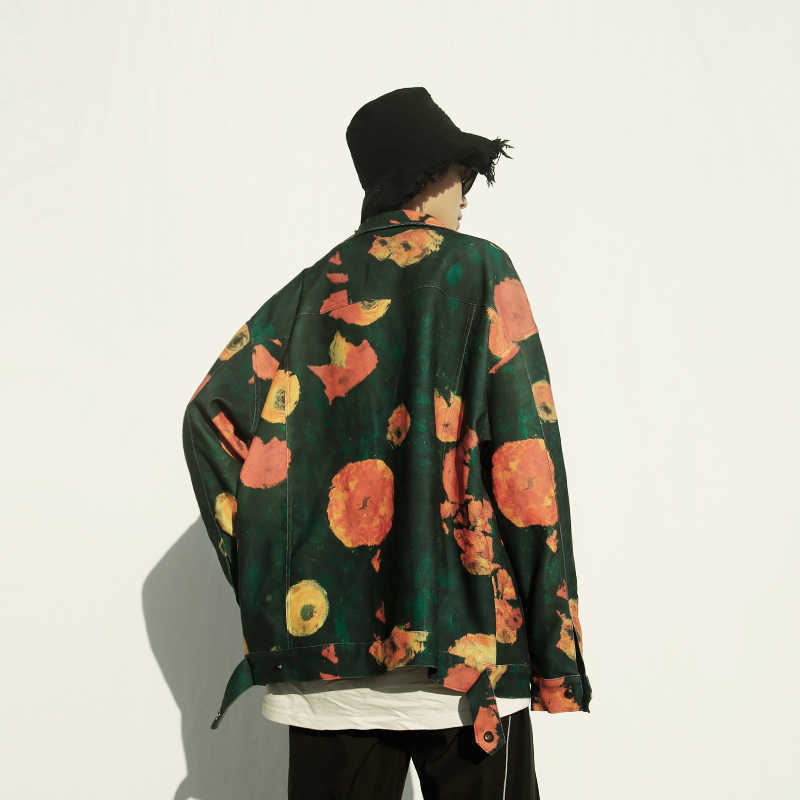 Couple Clothes Overalls Men's Denim Jacket