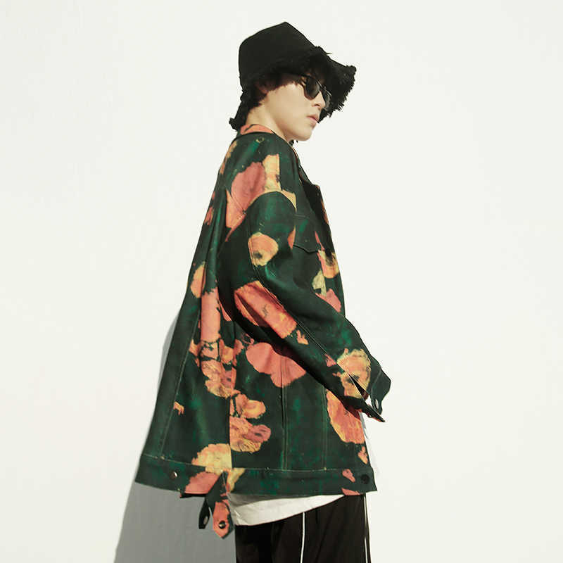 Couple Clothes Overalls Men's Denim Jacket