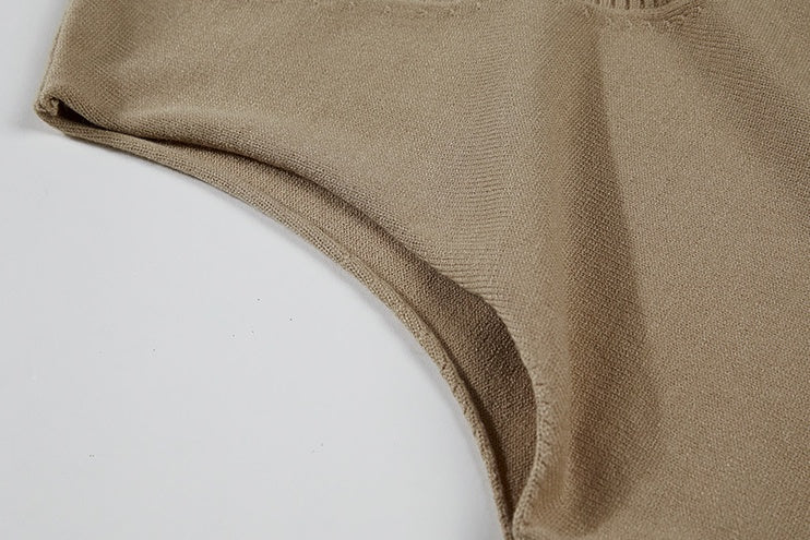 Personalized V-neck Sweater Vest And Loose Waistcoat