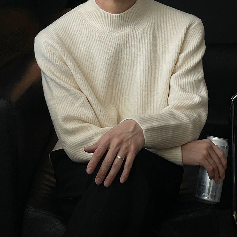 Casual Loose Solid Color Base Shirt