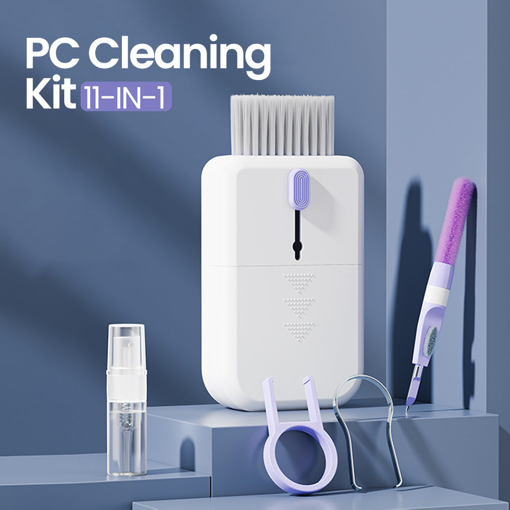[APPLIANCES] Portable 11 In 1 Multifunctional Cleaning Kit Computer Keyboard Cleaner Phone Screen Clean Tools Earphone Clean Brush With Storage Box