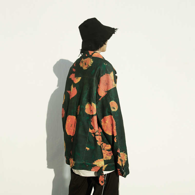 Couple Clothes Overalls Men's Denim Jacket