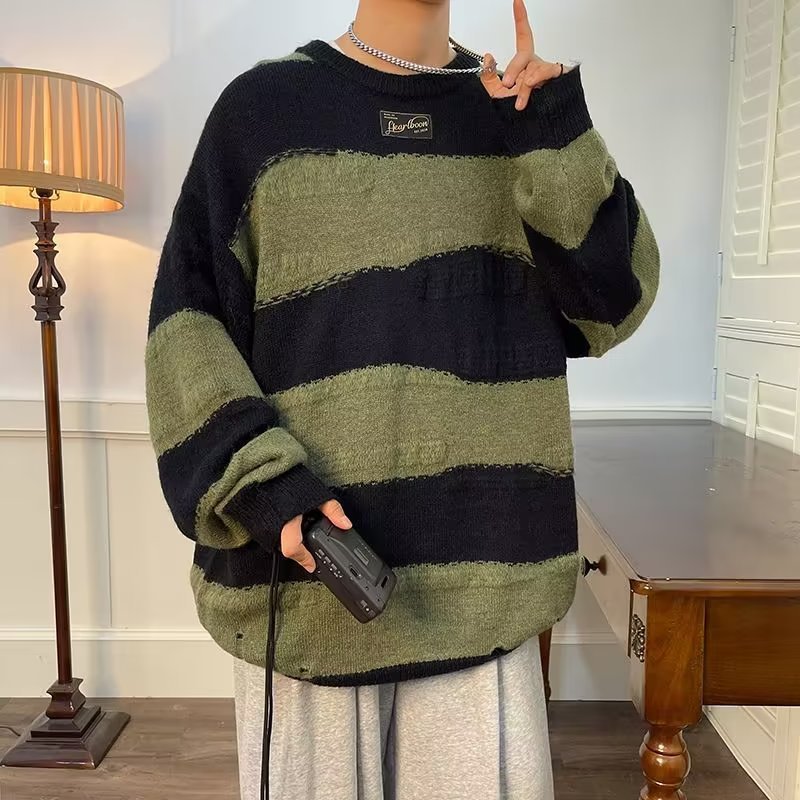 Simple All-match Round Neck Pullover Sweater