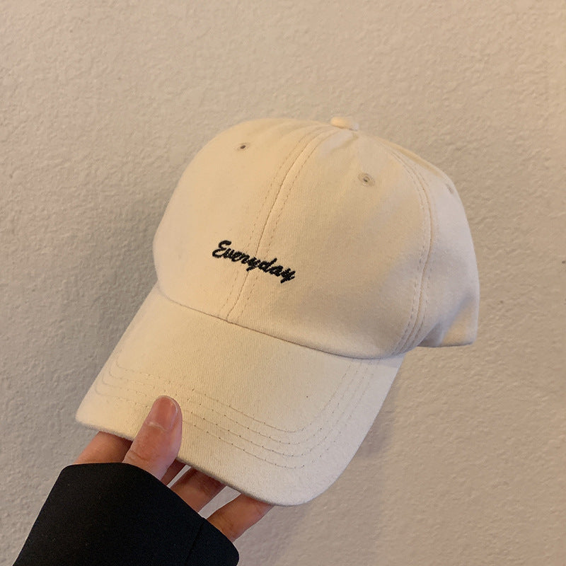 Outdoor Leisure All-match Letters Face-showing Small Peak Cap Hat