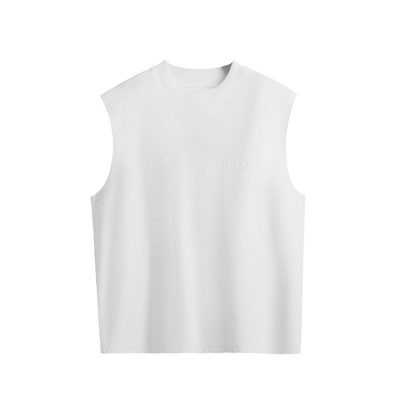260g Three-dimensional Flocking Fly Shoulder Width Loose Vest