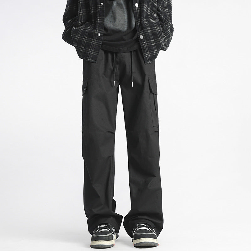 Men's Retro Easy Matching Loose Wide-leg Casual Pants