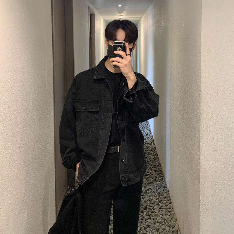 Men's Versatile Lapel Work Jacket