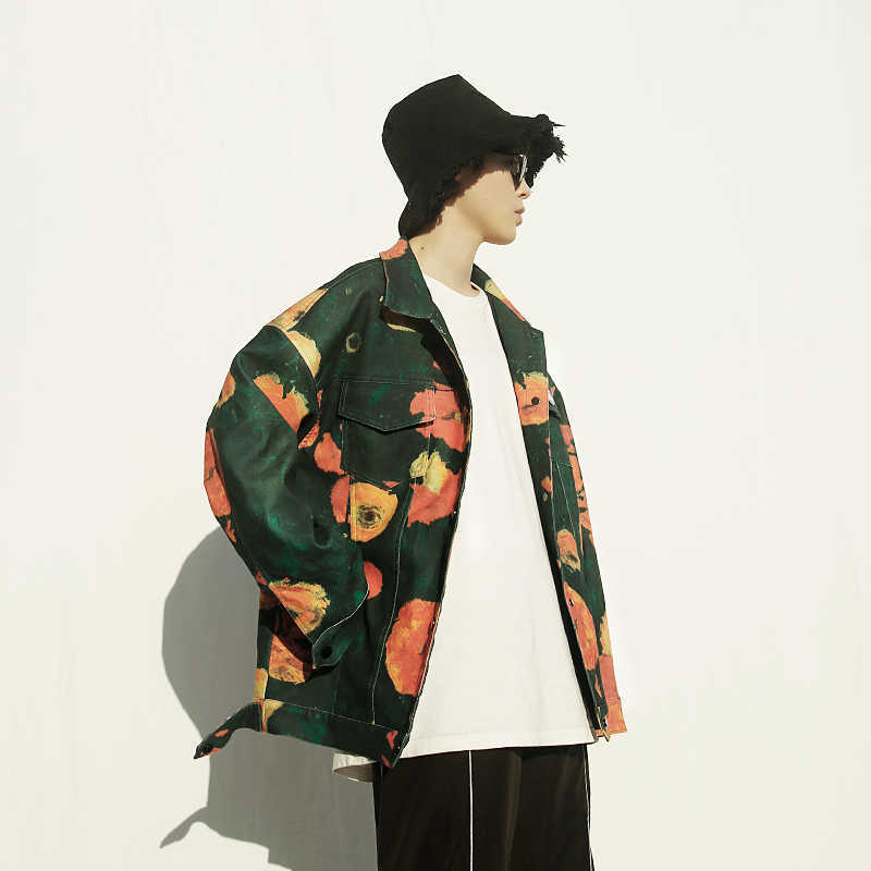 Couple Clothes Overalls Men's Denim Jacket