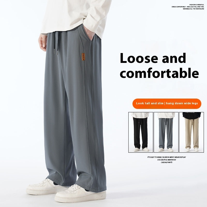 Casual Straight-leg Loose Wide Leg Men's Pants