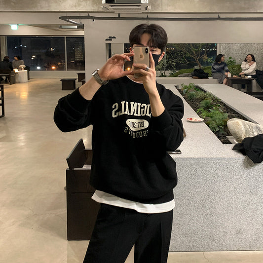Men's Printed Autumn And Winter Long-sleeved Hoodie
