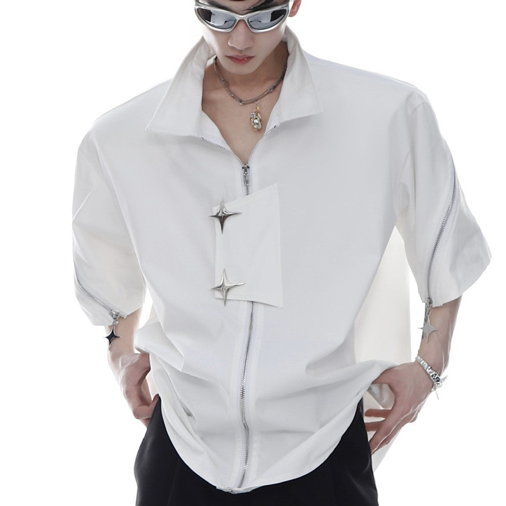 Fashion Loose Short Sleeve Shirt