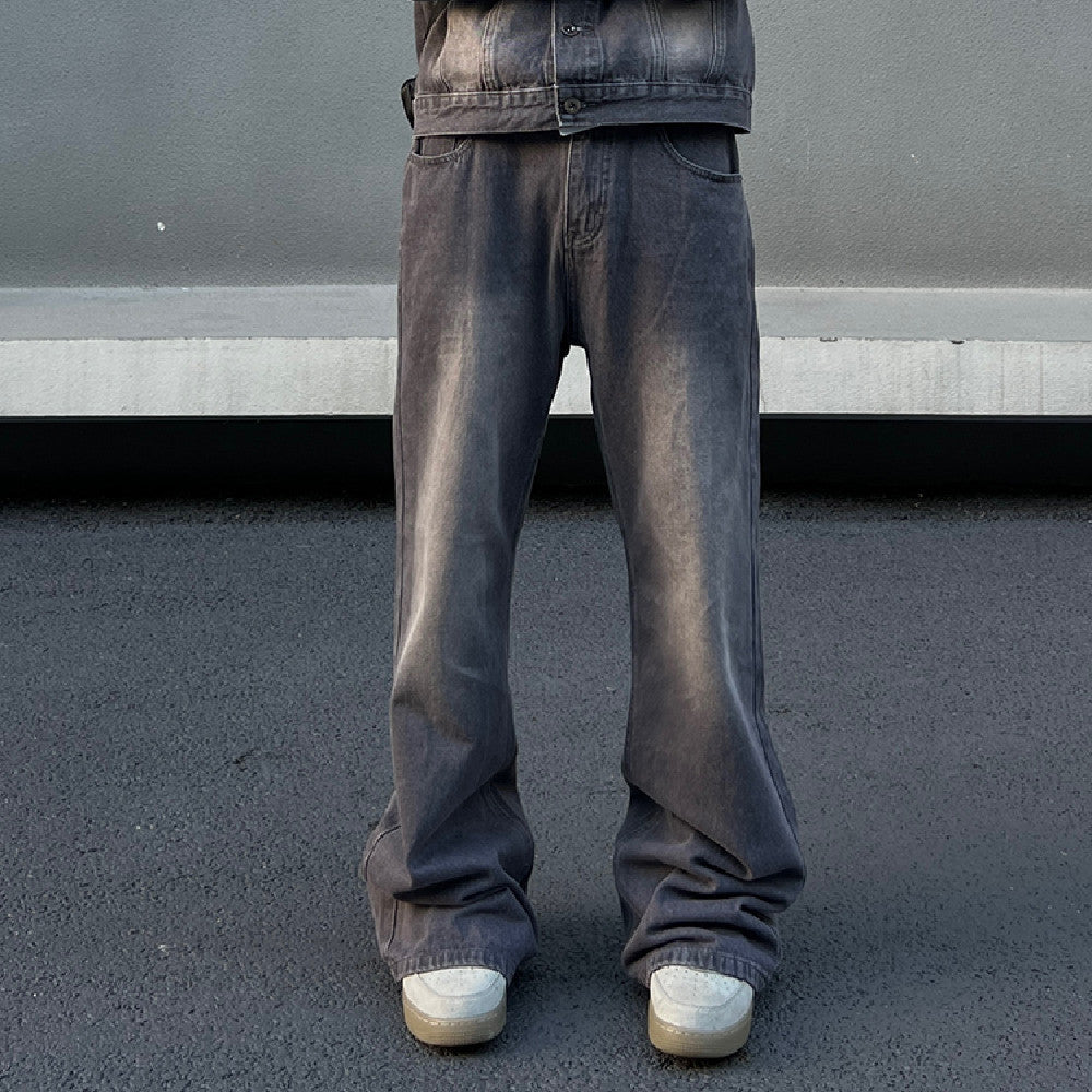 Men's Denim Pants Loose Straight Slim Fit