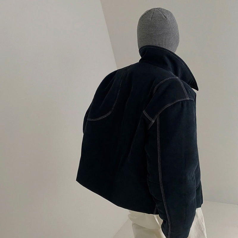 Men's Fashion Solid Color Retro Fashion Warm Woolen Hat