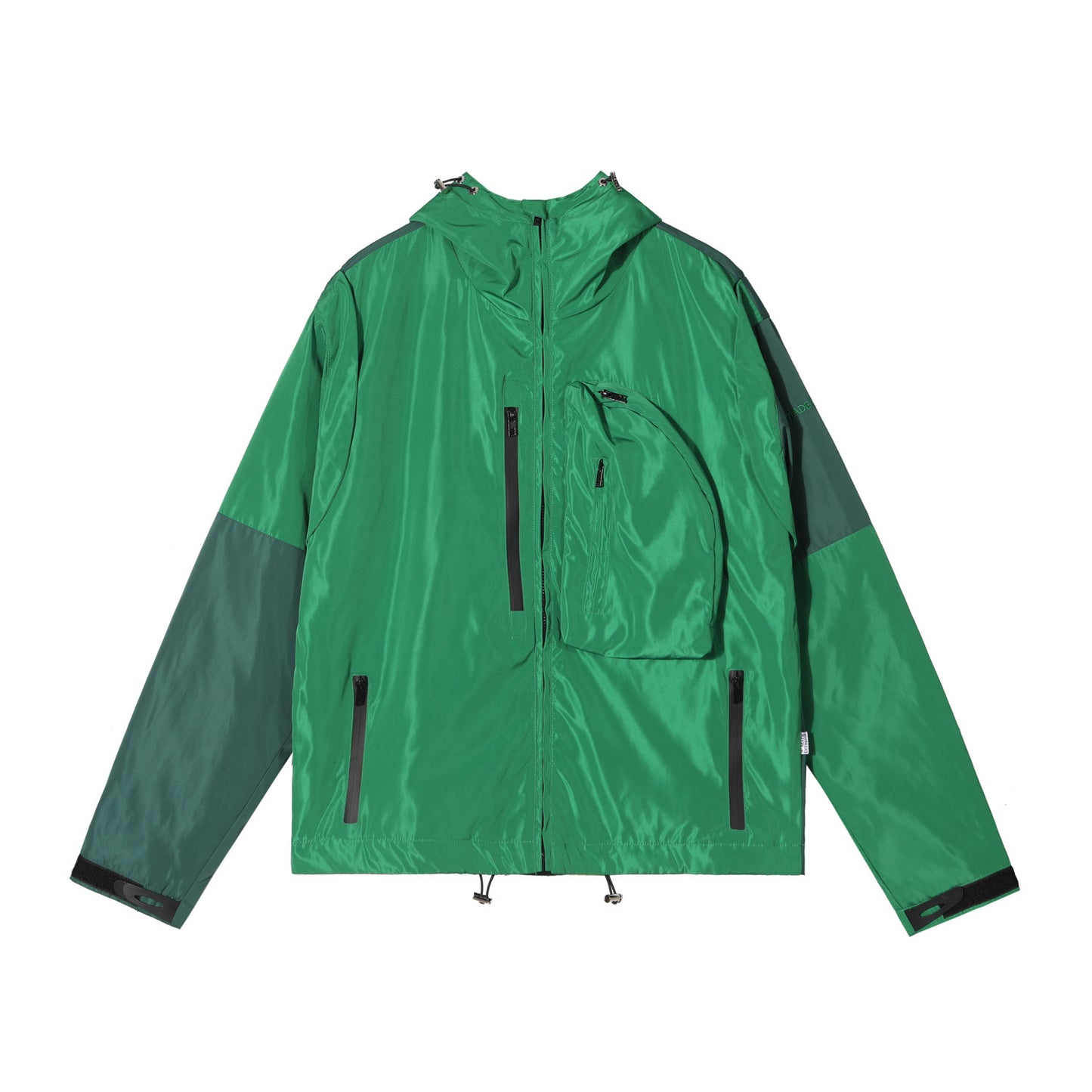 Street Brand Colorblock Winter Jacket Trench Coat