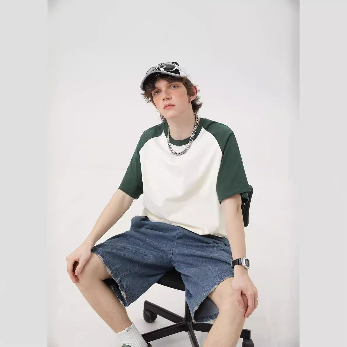 Loose Leisure All-matching T-shirt Men And Women Couple