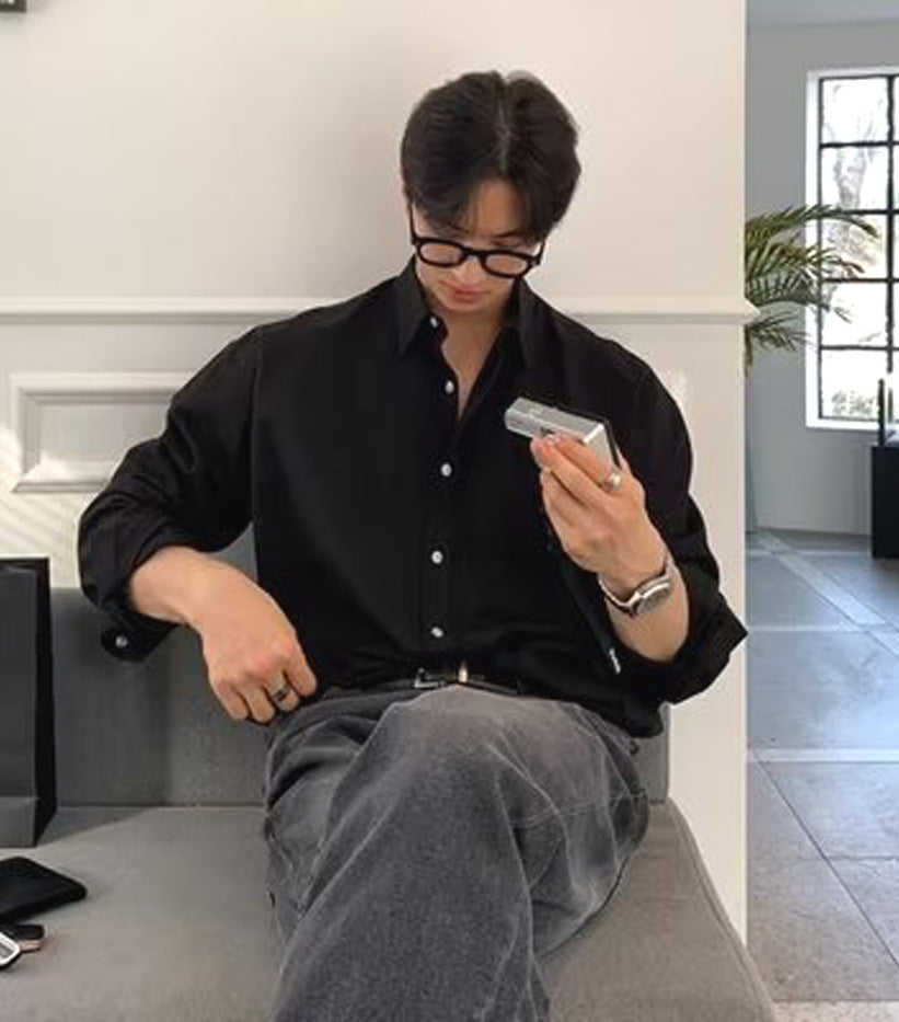 Pocket Design Work Clothes Shirt Coat