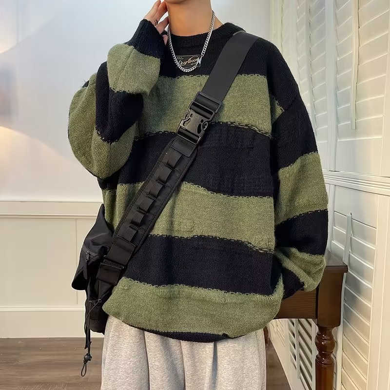 Simple All-match Round Neck Pullover Sweater