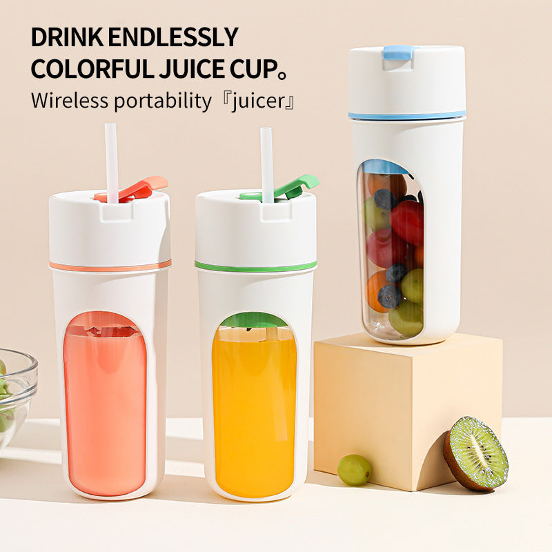 [HOME] Kitchen Electric Juicer USB Charging Wireless Juices Blender Fruit Orange Mixer Squeezer Machine Ice Crush Cup Food Processor
