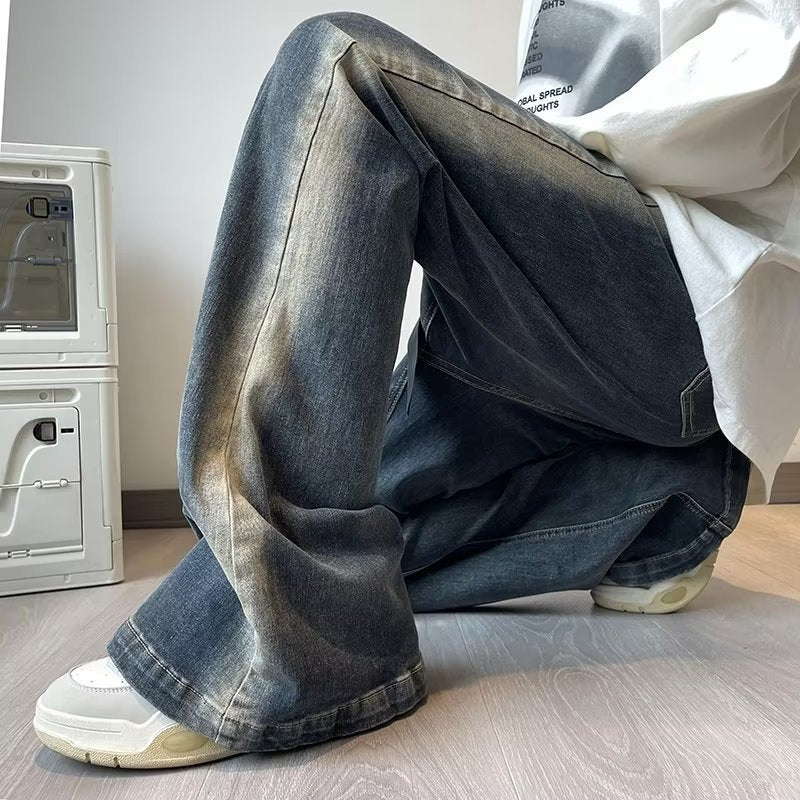 Men's Loose Trousers Cotton High Street