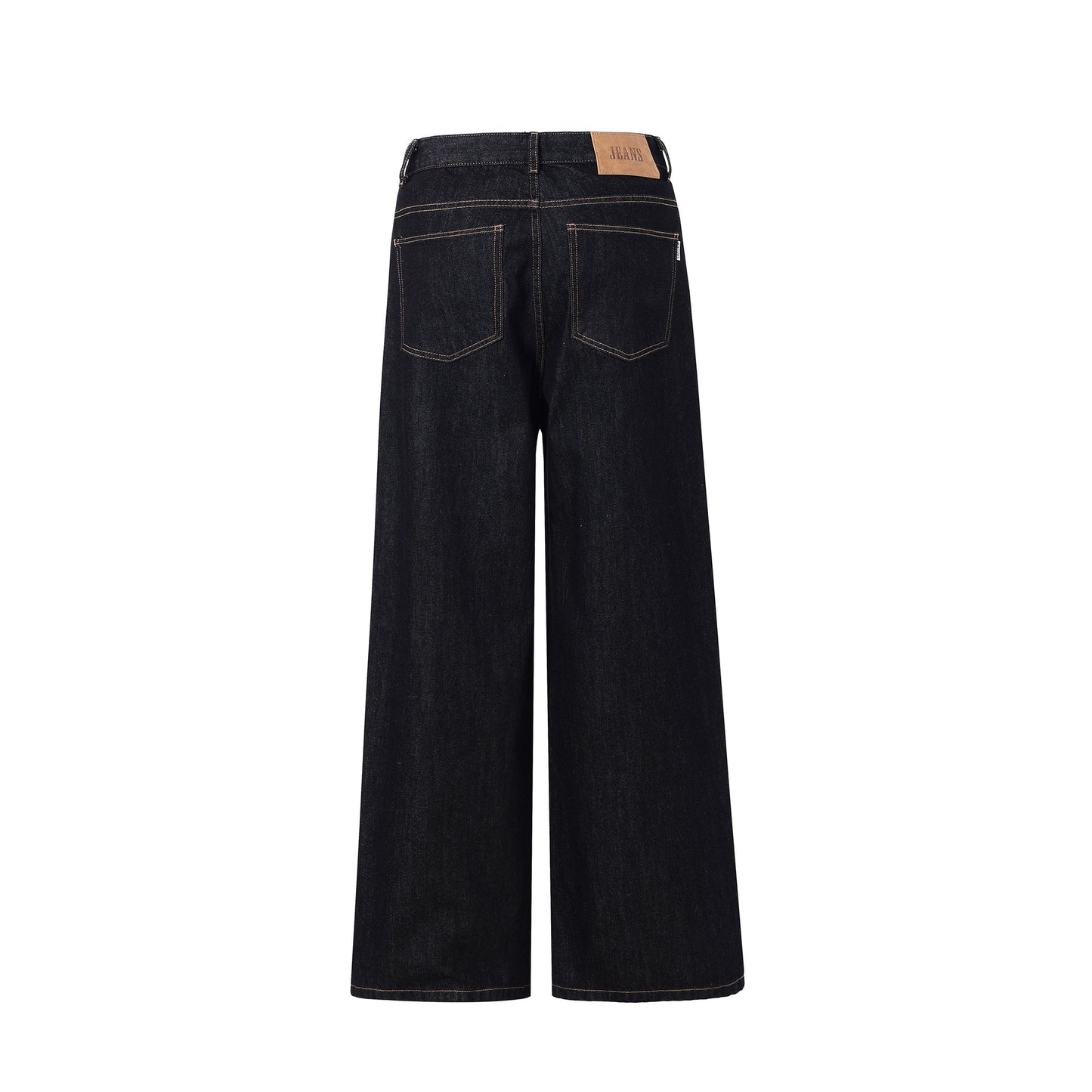 Wear-resistant Loose Straight Casual Wide-leg Neutral Jeans