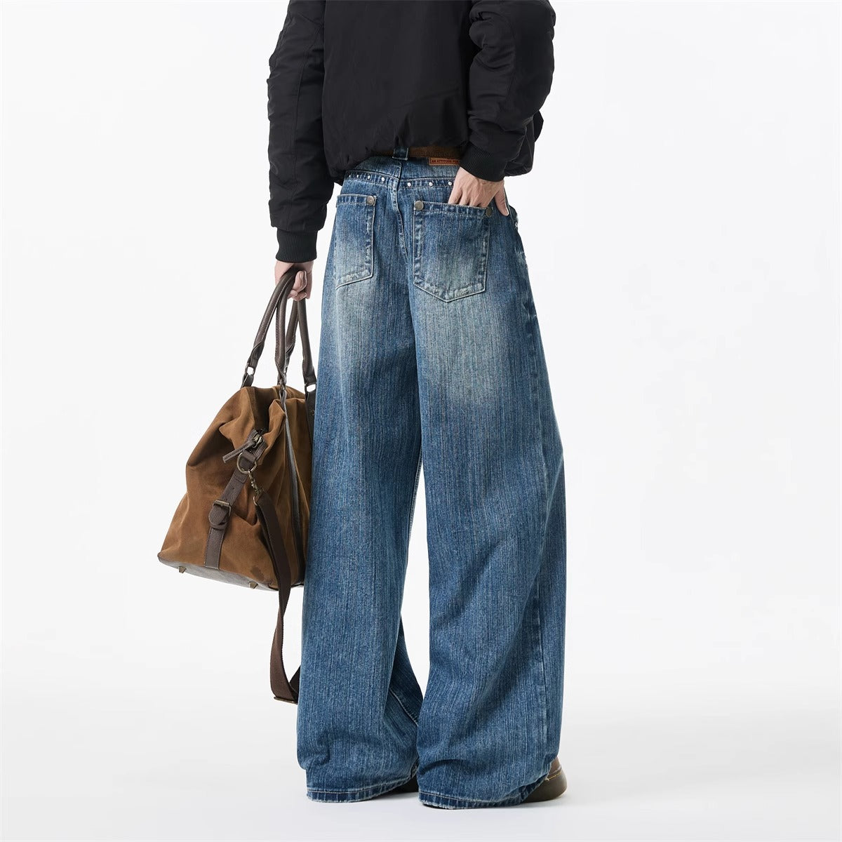 American Rivet Washed Lightning Jeans