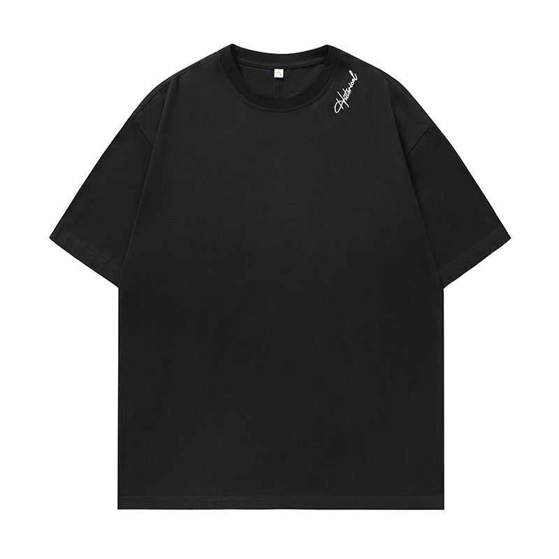 Three-dimensional Patchwork Short-sleeved T-shirt Men's Summer New Loose