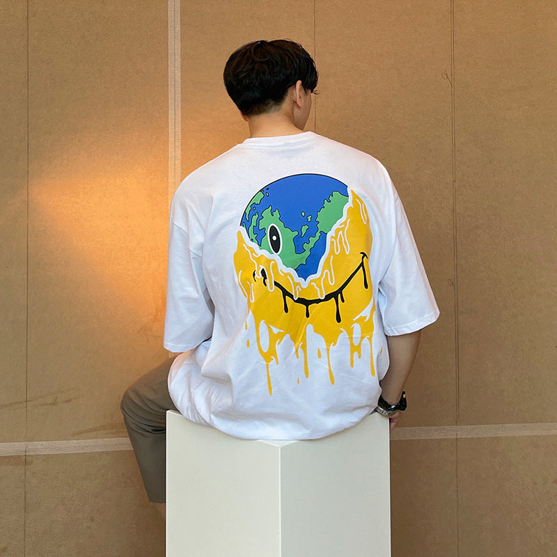Korean Personality Youth Summer New T-shirt