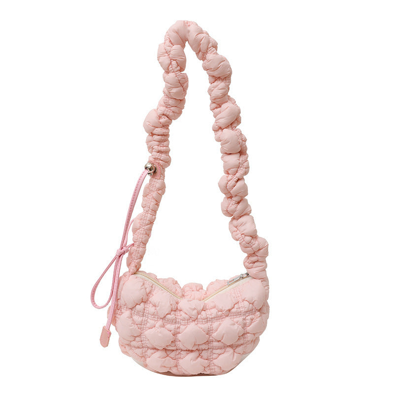 Shoulder Bag Cloud Qin Light Bubble Fold