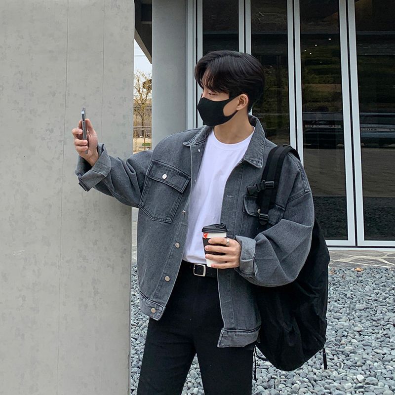 Men's Versatile Lapel Work Jacket