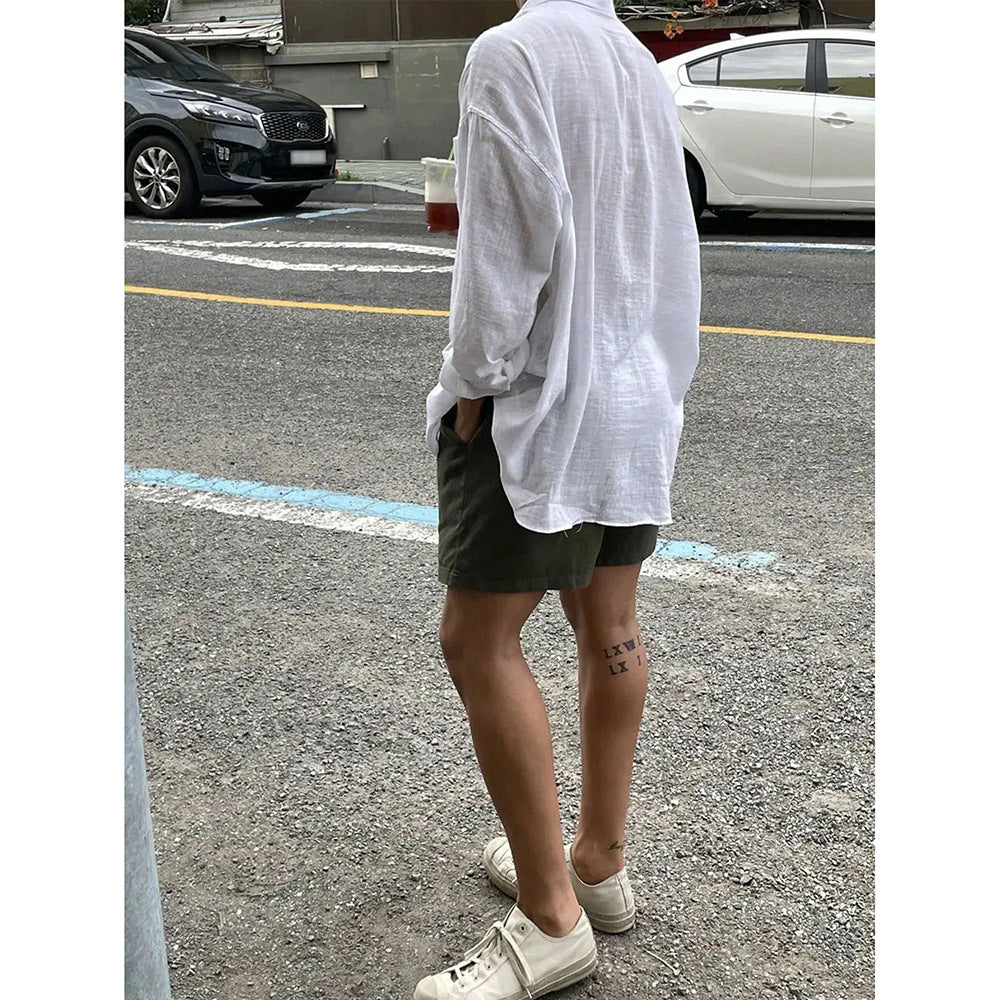 Korean Style Breathable Long Sleeves Shirt