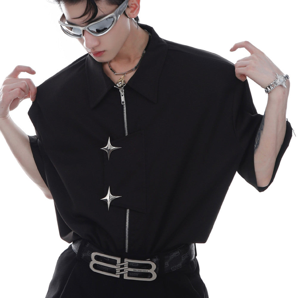 Fashion Loose Short Sleeve Shirt