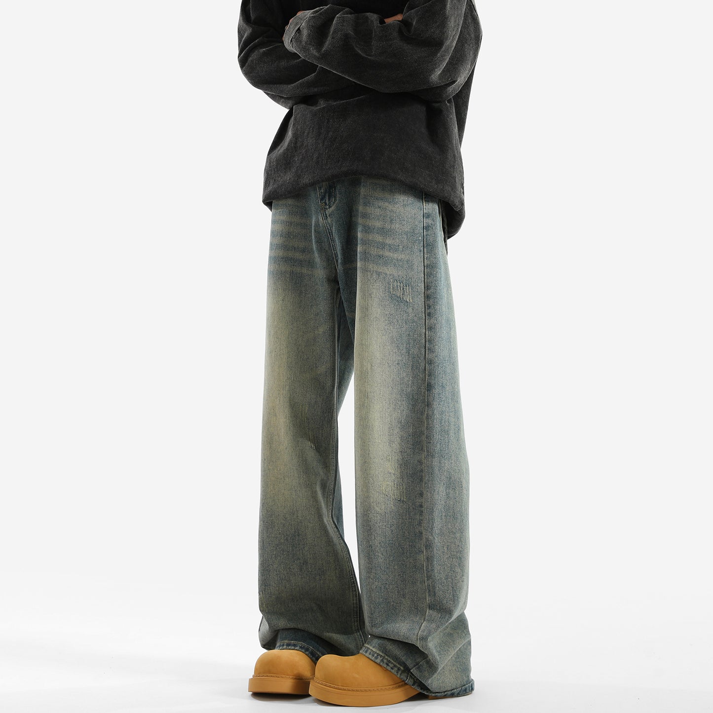 Retro Loose Pants For Men Spring And Autumn