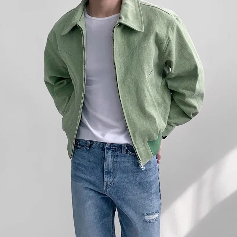 Spring And Autumn Loose Lapels Fashion Short Jacket Hong Kong Style Coat Fashion